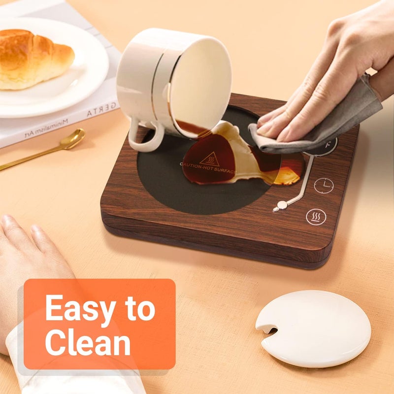 CEROBEAR Coffee Mug Warmer, Mug Warmer for Desk 3 Temperature Control 130℉/150℉/170℉, Cup Warmer with Auto Shut Off for Coffee Milk Tea Beverage - Image 5